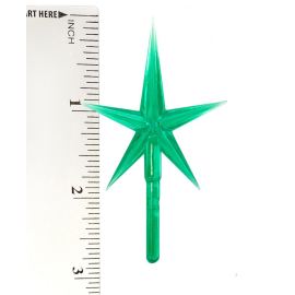 Modern Pointed Green Star Medium Modern Pointed Green Star Medium